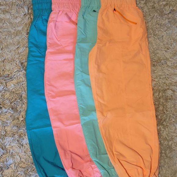 Zenana Iced Blue High-Waisted Active Jogging Pants - Picture 2 of 7